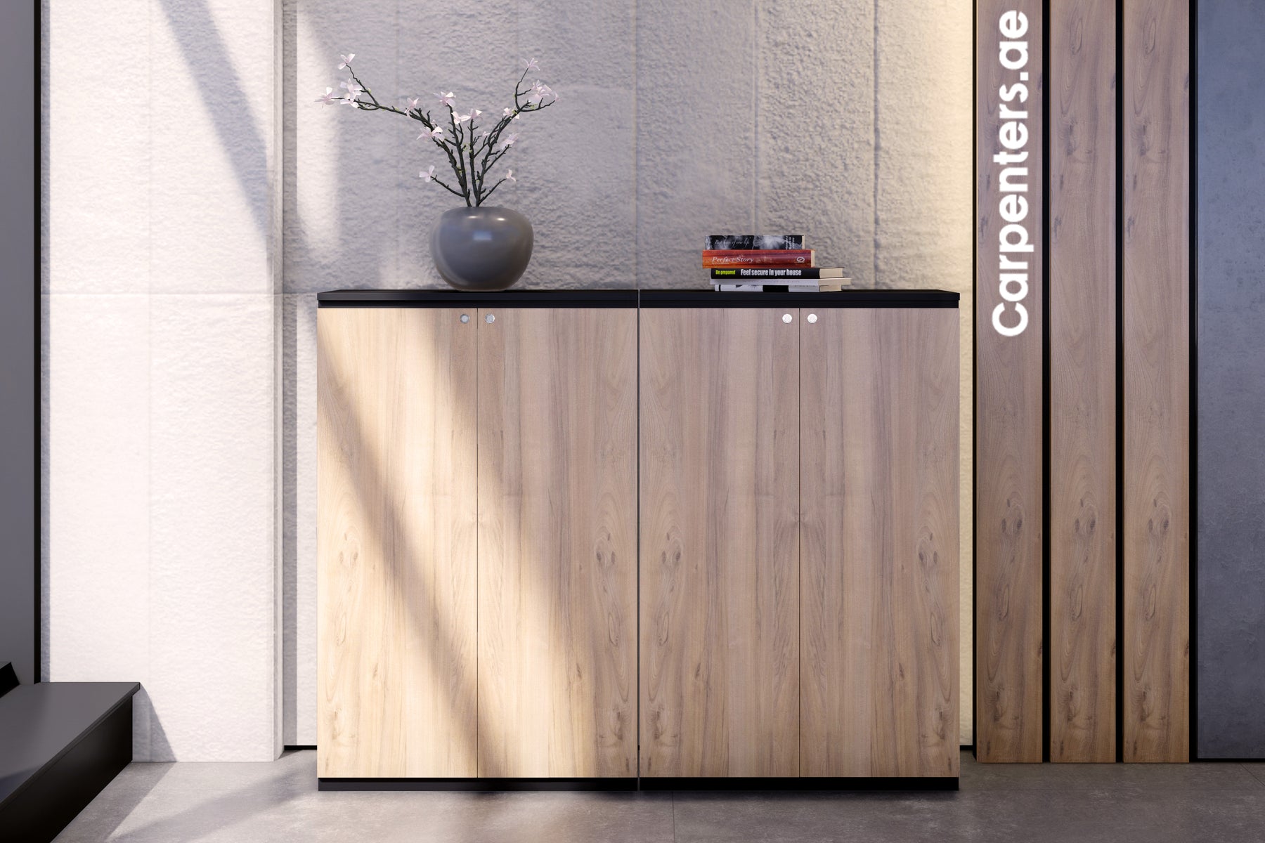 FACE Mid-height Filing Cabinet - Full Shutter