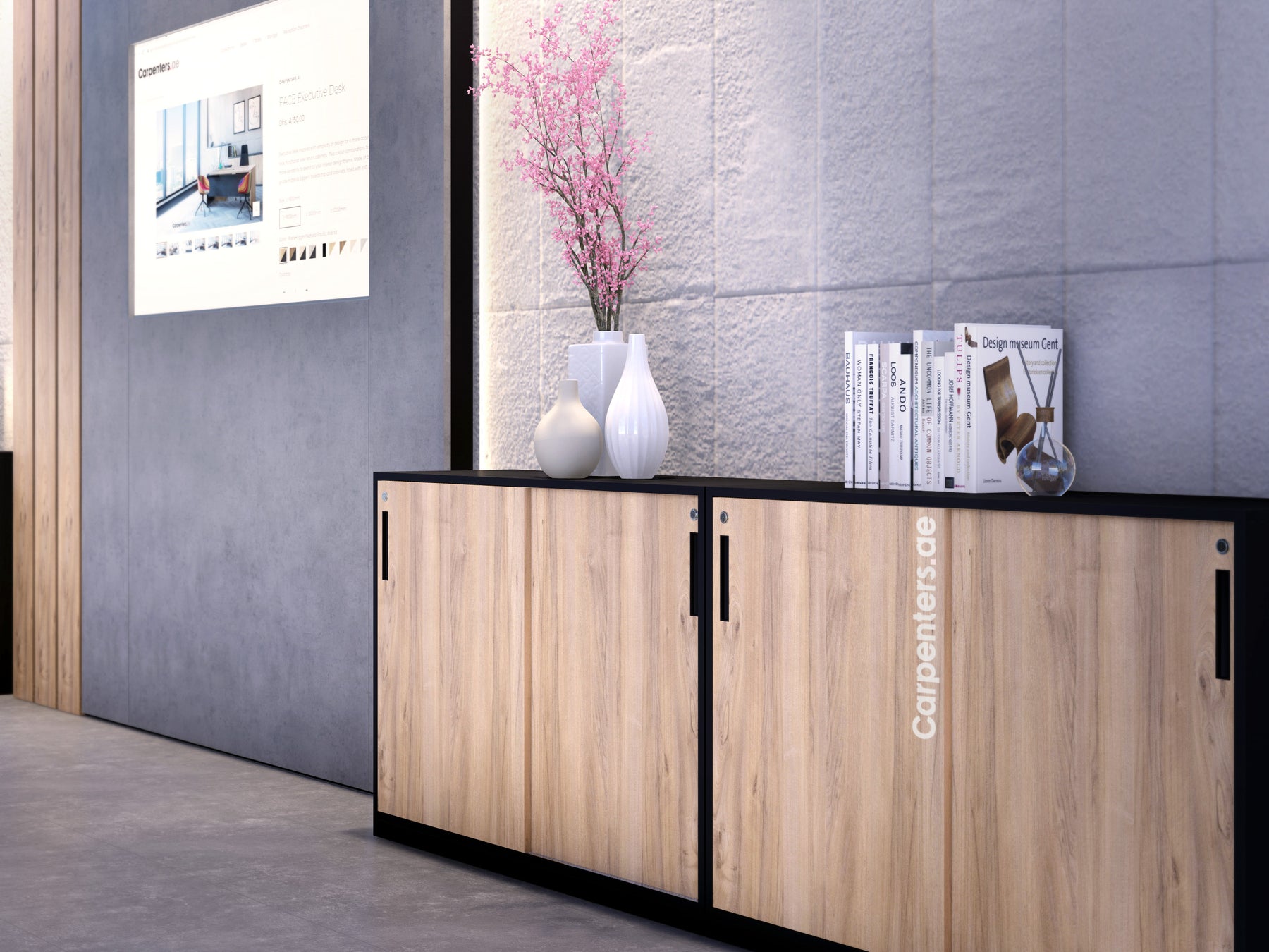 FACE Low height filing - sliding shutter