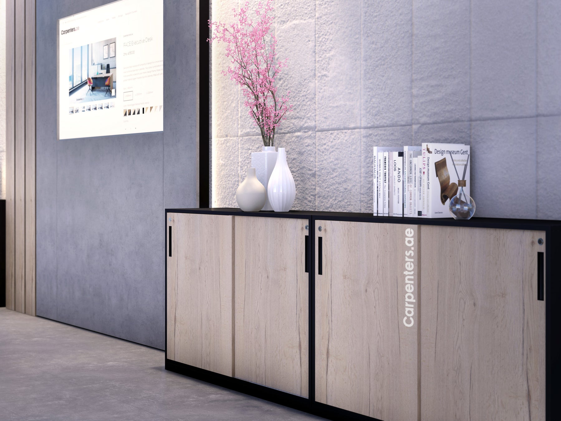 FACE Low height filing - sliding shutter
