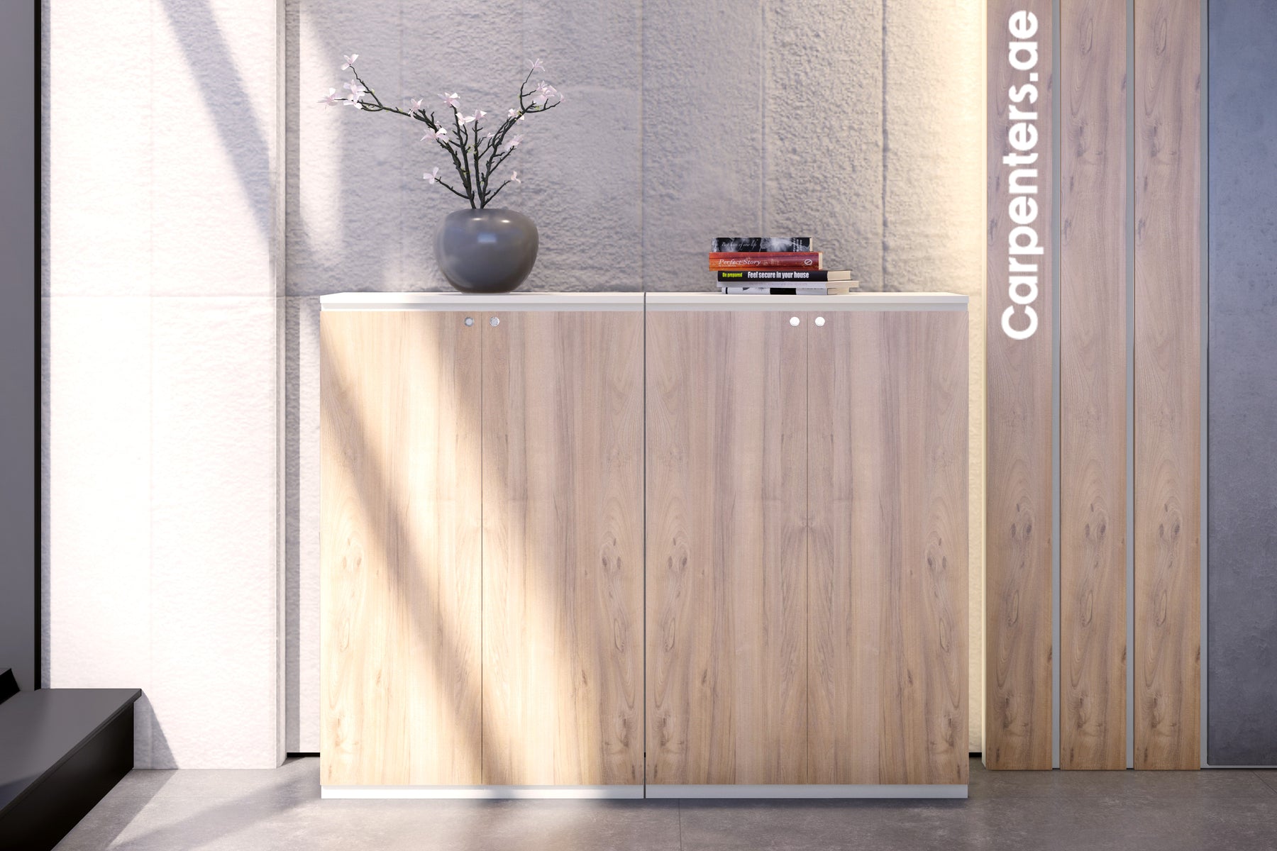 FACE Mid-height Filing Cabinet - Full Shutter