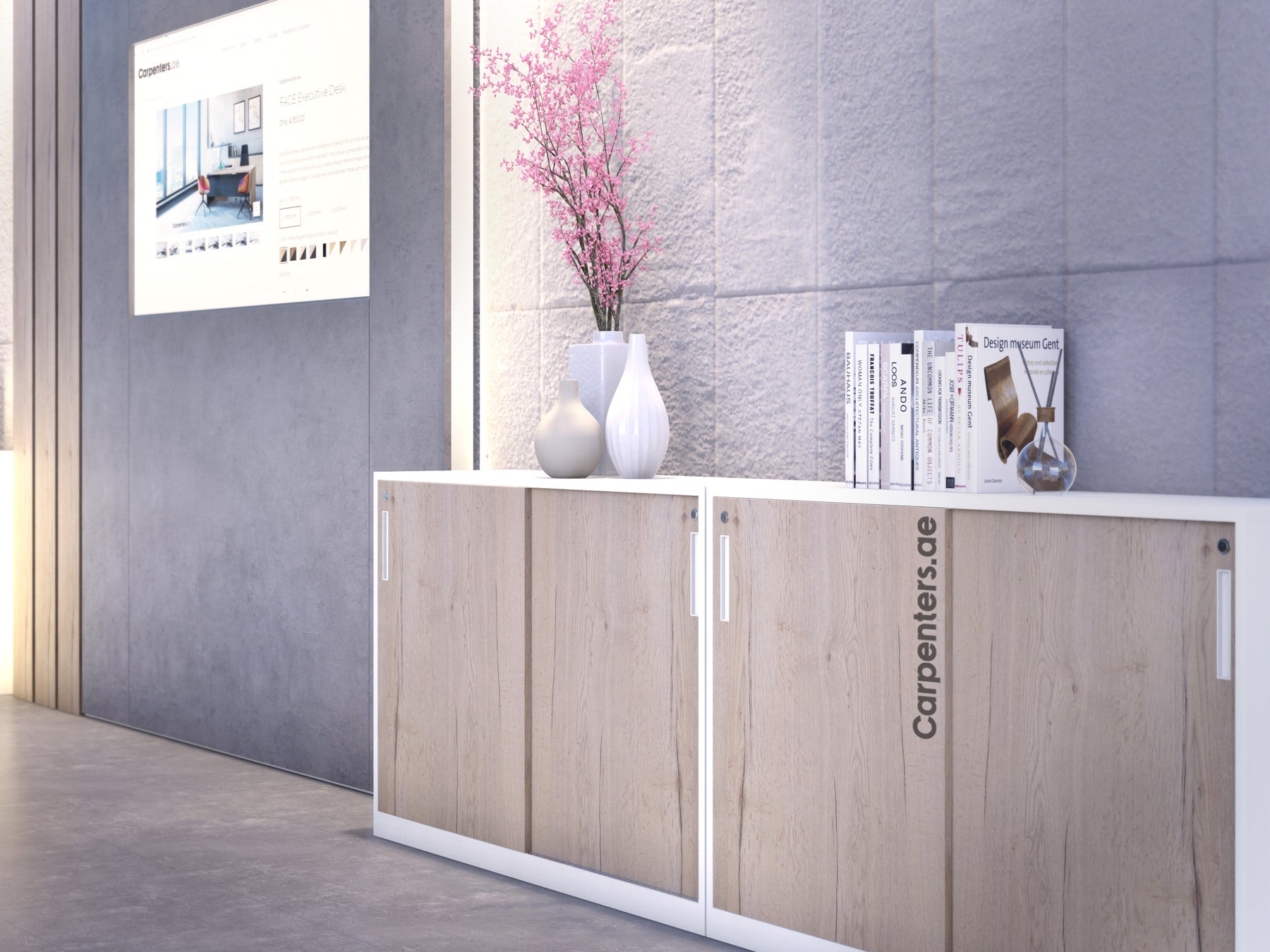 FACE Low height filing - sliding shutter