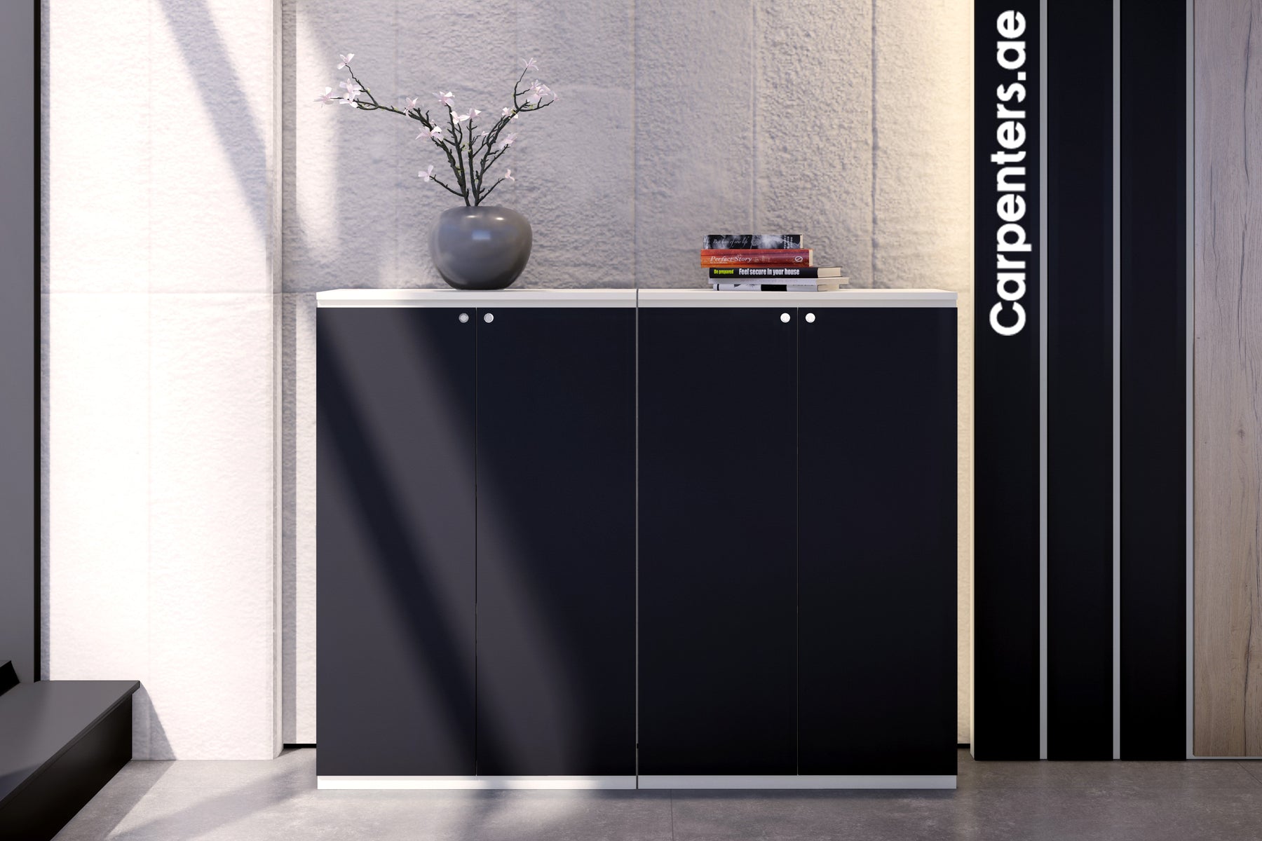 FACE Mid-height Filing Cabinet - Full Shutter