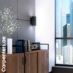SKETCH Low-height Filing cabinet - Sliding shutter