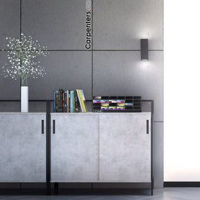 SKETCH Low-height Filing cabinet - Sliding shutter