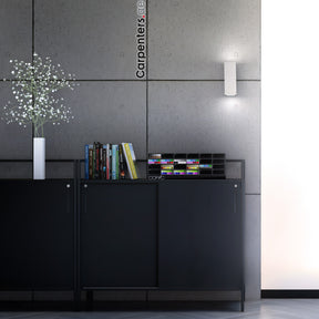 SKETCH Low-height Filing cabinet - Sliding shutter