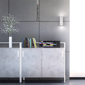 SKETCH Low-height Filing cabinet - Sliding shutter